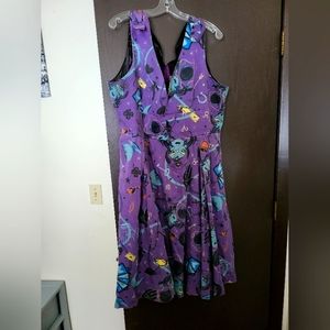 Pinup couture fortune teller dress